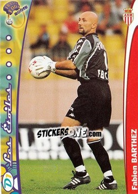 Sticker Fabien Barthez - France Foot 1999-2000 - Ds