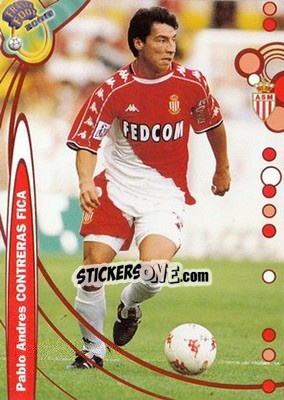 Cromo Pablo Contreras Fica - France Foot 1999-2000 - Ds