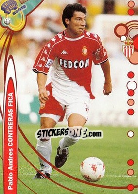 Figurina Pablo Contreras Fica - France Foot 1999-2000 n. 115 - Ds