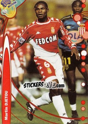 Sticker Martin Djetou - France Foot 1999-2000 - Ds