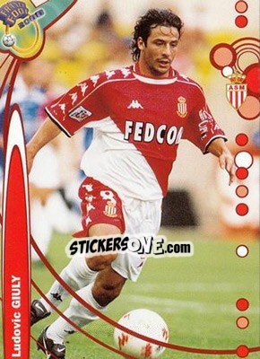 Cromo Ludovic Giuly - France Foot 1999-2000 - Ds