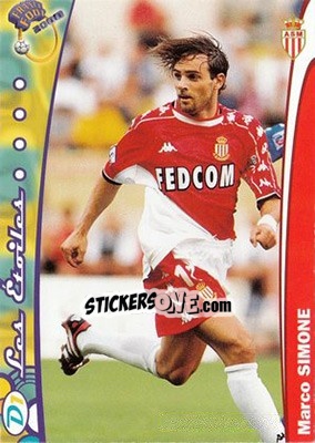 Sticker Marco Simone - France Foot 1999-2000 n. 127 - Ds