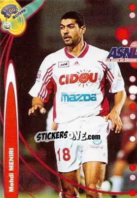 Sticker Mehdi Meniri - France Foot 1999-2000 - Ds
