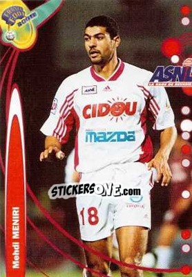 Sticker Mehdi Meniri - France Foot 1999-2000 n. 144 - Ds