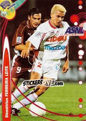 Figurina Demetrius Ferreira Leite - France Foot 1999-2000 n. 145 - Ds
