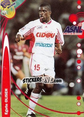 Sticker Egutu Oliseh - France Foot 1999-2000 - Ds