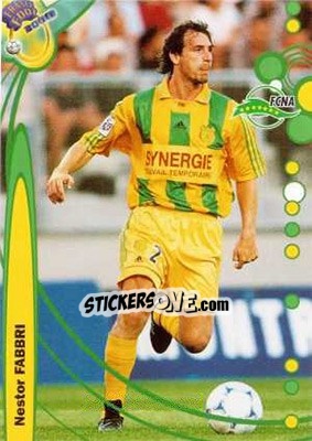Sticker Nestor Fabbri - France Foot 1999-2000 - Ds