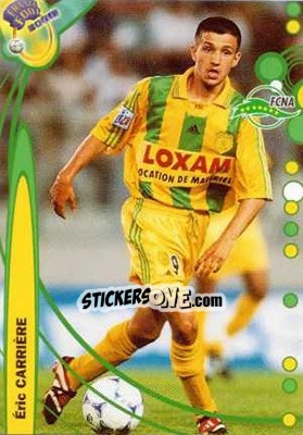 Cromo Eric Carriere - France Foot 1999-2000 - Ds