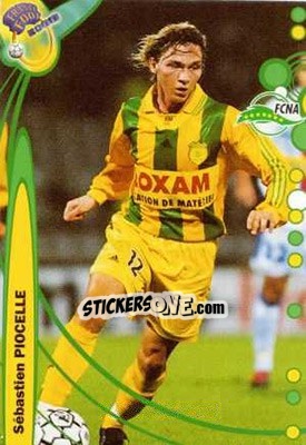 Sticker Sebastien Piocelle - France Foot 1999-2000 n. 160 - Ds