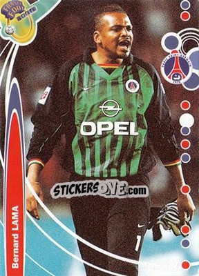 Sticker Bernard Lama - France Foot 1999-2000 n. 168 - Ds