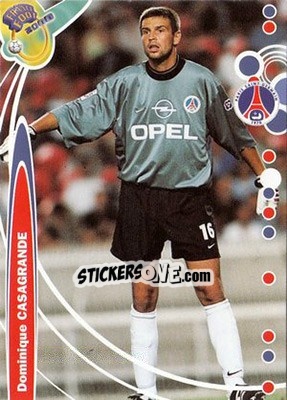 Sticker Dominique Casagrande - France Foot 1999-2000 - Ds
