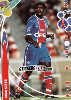Sticker Aliou Cisse - France Foot 1999-2000 - Ds