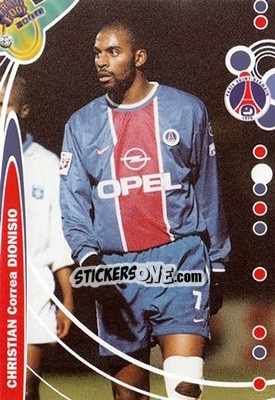 Sticker Christian Correa Dionisio - France Foot 1999-2000 - Ds