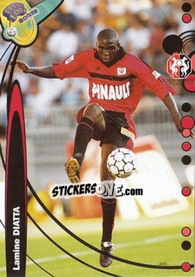 Figurina Lamine Diatta - France Foot 1999-2000 - Ds