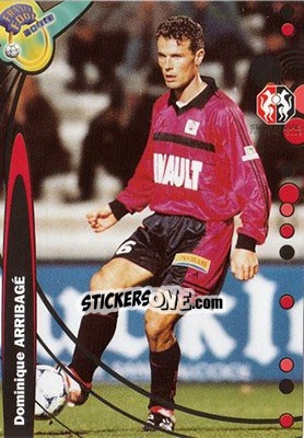 Cromo Dominique Arribage - France Foot 1999-2000 - Ds