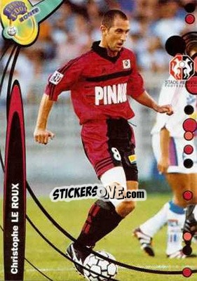 Sticker Christophe Le Roux - France Foot 1999-2000 - Ds