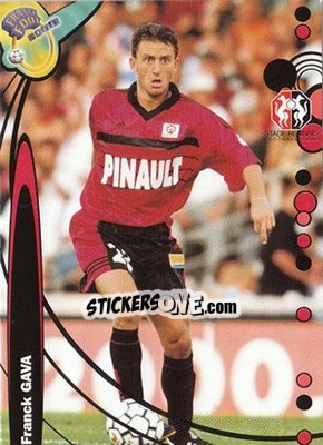 Cromo Franck Gava - France Foot 1999-2000 - Ds