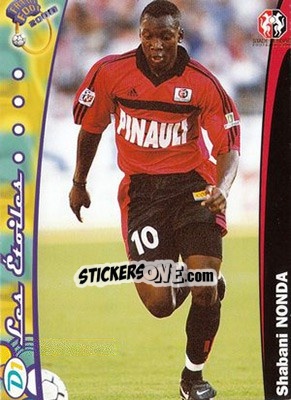 Figurina Shabani Nonda - France Foot 1999-2000 - Ds