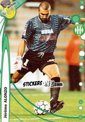 Cromo Jerome Alonzo - France Foot 1999-2000 - Ds
