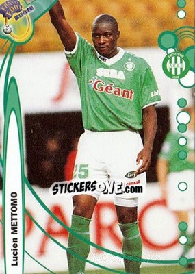 Cromo Lucien Mettomo - France Foot 1999-2000 - Ds