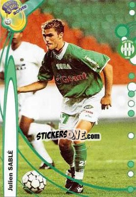 Cromo Julien Sable - France Foot 1999-2000 - Ds