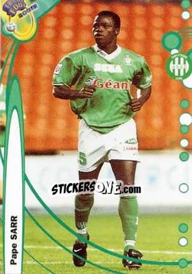 Sticker Pape Sarr - France Foot 1999-2000 - Ds