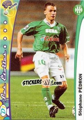 Sticker Stephane Pedron - France Foot 1999-2000 - Ds