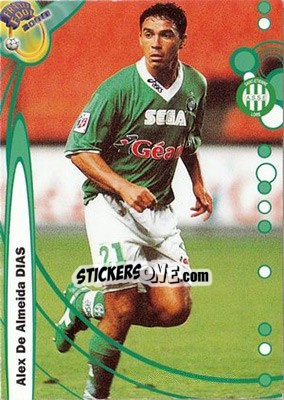 Figurina Alex Dias - France Foot 1999-2000 n. 210 - Ds