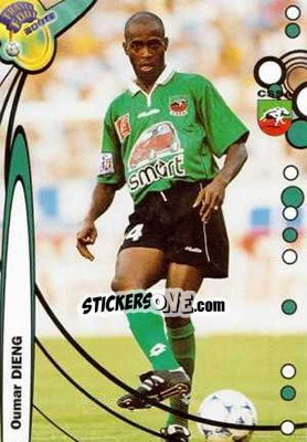 Sticker Oumar Dieng - France Foot 1999-2000 - Ds