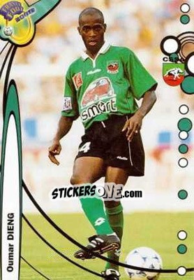 Sticker Oumar Dieng - France Foot 1999-2000 n. 212 - Ds