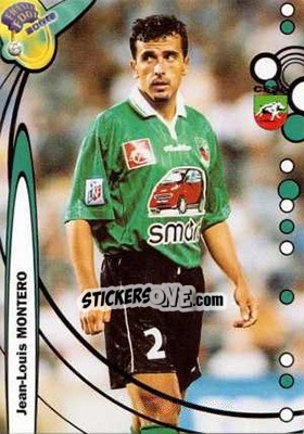 Figurina Jean-Louis Montero - France Foot 1999-2000 n. 213 - Ds