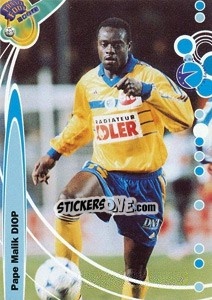 Sticker Pape Malik Diop - France Foot 1999-2000 - Ds