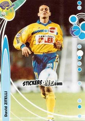 Cromo David Zitelli - France Foot 1999-2000 - Ds