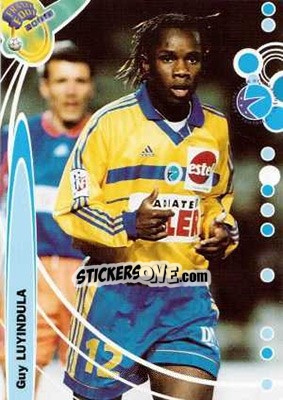 Sticker Peguy Luyindula - France Foot 1999-2000 - Ds