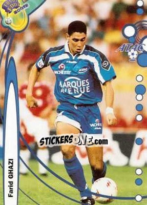 Cromo Farid Ghazi - France Foot 1999-2000 - Ds