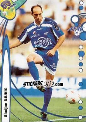 Sticker Sladjan Djukic - France Foot 1999-2000 - Ds