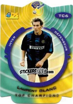 Sticker Laurent Blanc - France Foot 1999-2000 n. TC6 - Ds