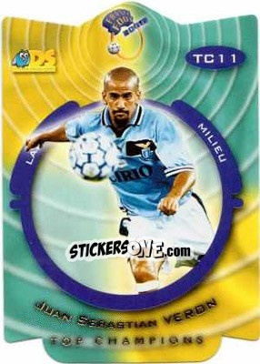 Sticker Juan Sebastian Veron - France Foot 1999-2000 - Ds
