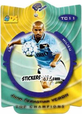 Sticker Juan Sebastian Veron - France Foot 1999-2000 n. TC11 - Ds