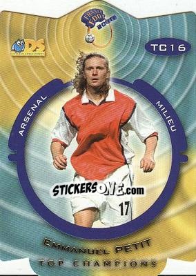 Sticker Emmanuel Petit - France Foot 1999-2000 n. TC16 - Ds