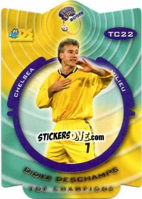 Cromo Didier Deschamps - France Foot 1999-2000 - Ds