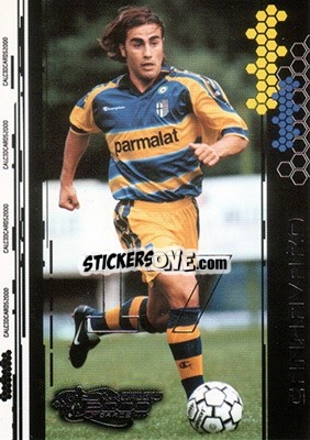 Sticker Cannavaro - Calcio Cards 1999-2000 n. 15 - Panini