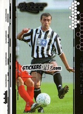 Sticker Montero - Calcio Cards 1999-2000 n. 19 - Panini