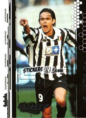 Sticker F. Inzaghi - Calcio Cards 1999-2000 n. 63 - Panini