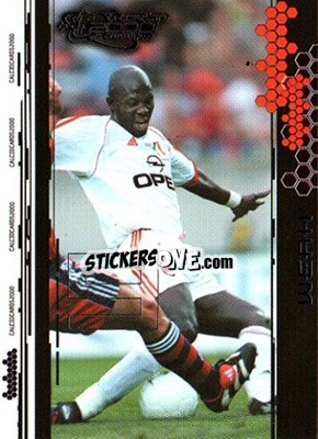 Sticker Weah - Calcio Cards 1999-2000 n. 69 - Panini