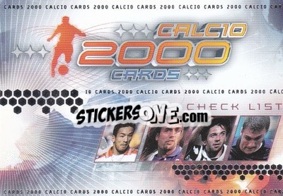 Figurina Checklist 3 - Calcio Cards 1999-2000 - Panini