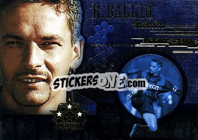 Sticker R. Baggio - Calcio Cards 1999-2000 n. G4 - Panini