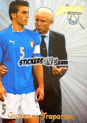Sticker Trapattoni: In Nazionale - Azzurri Trading Cards 2004 n. 2 - Panini