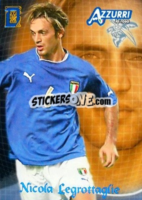 Sticker Legrottaglie - Azzurri Trading Cards 2004 n. 10 - Panini