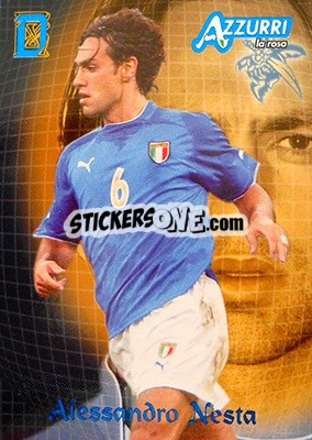 Sticker Nesta - Azzurri Trading Cards 2004 n. 11 - Panini